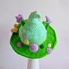 Halloween Fairy Wizard Hat with Mushroom Decor Devil Hat Cosplay Props Decoration Accessories for Adult Children