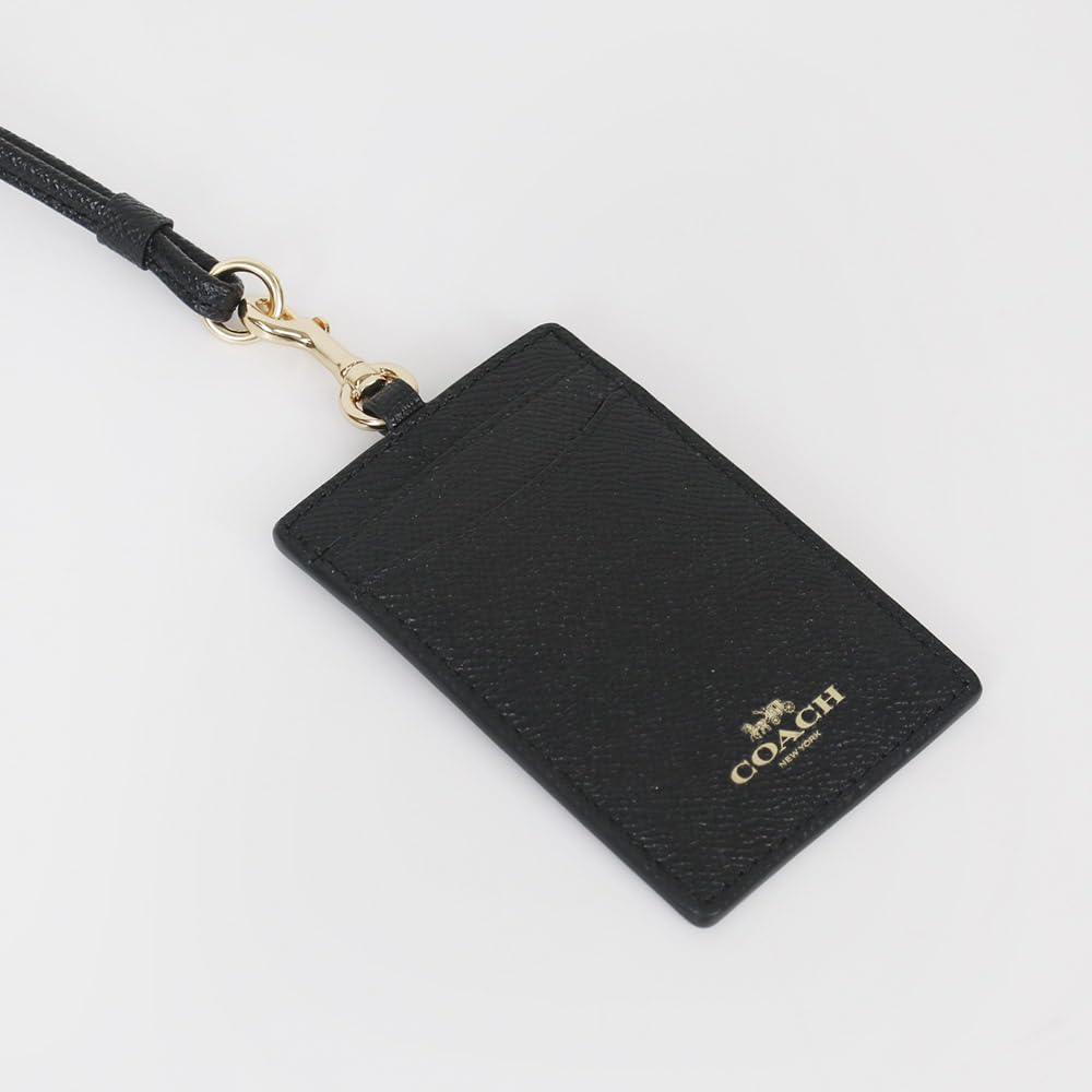 Coach ID Card Case F57311 IMBLK Pass Case Outlet Accessories Women's [Used]