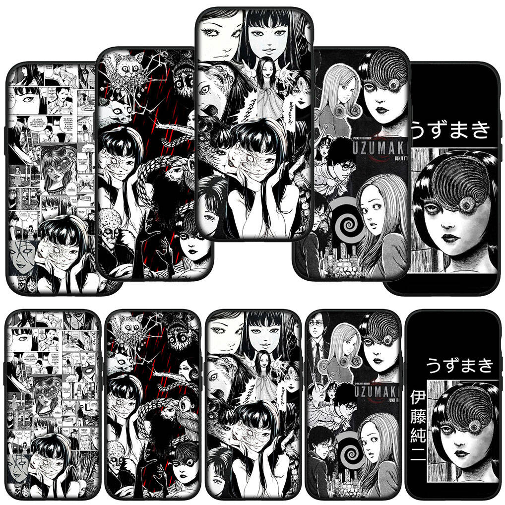 for Samsung Galaxy S25 S24 S23 iPhone 17 16 15 Xiaomi Redmi Note 14 13 12 11 Plus Pro Max XR A57 Phone Case Anime Tomie Cartoon Junji Ito OPPO Huawei