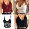 Elegant Lace Women's Bralette Cami Top With Sexy V-neck And Spaghetti Straps
