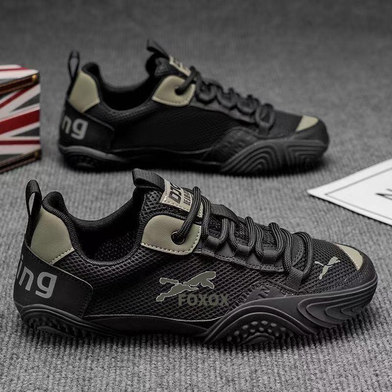 Summer mesh casual shoes breathable versatile sports shoes soft sole light student running shoes dad shoes men