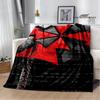 R-Resident Evil Coperte stampate con logo Umbrella Coperte calde in flanella Morbida e confortevole coperta copriletto Regalo di compleanno