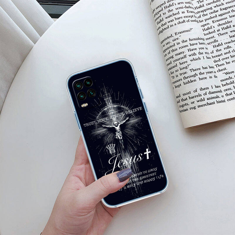 MH21 Bibelvers Jesus Hülle für Motorola E7 G6 G7 G8 G9 Plus Power Play G10 G20 G04 E30 E40 E22 E20 E13 E15 G22 G23 G05 G75 G35 G55