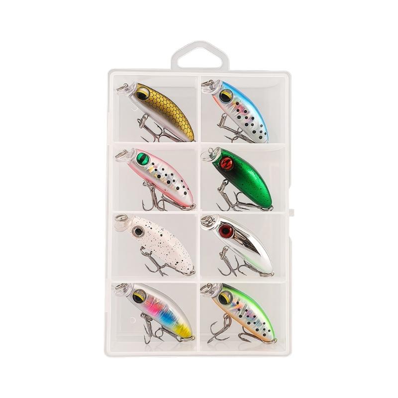 2.8g 4.1cm Crankbait Baits Sinking Fishing Lures Floating Swimbait Crankbait Hard Baits for Trouts Freshwater Saltwater 1