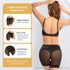 European & American Women's Seamless Mesh Boxer Briefs with Antibacterial Cotton Crotch - Sexy Mid-Low Waist Shaping Underwear