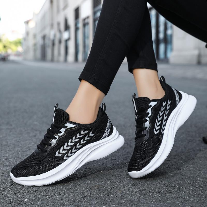 Fashion Women's Shoe Platform Breathable Casual Fitness Comfortable Sports Shoes Thick Sole Wear-resistant Anti Slip Running Shoes