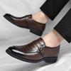 Fashion Men CLassic Business Genuine Leather Shoes Casual Loafers Comfort Soft Sole Wedding Offic Shoes Slip On Social Formal Men Shoes