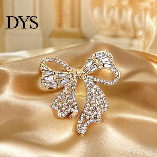 Women Jewelry Sparkling Rhinestone Bow Brooch, Mini Bowknot Shaped Lapel Decorative Clothing Accessories Pin, Accessory for Girls Pin