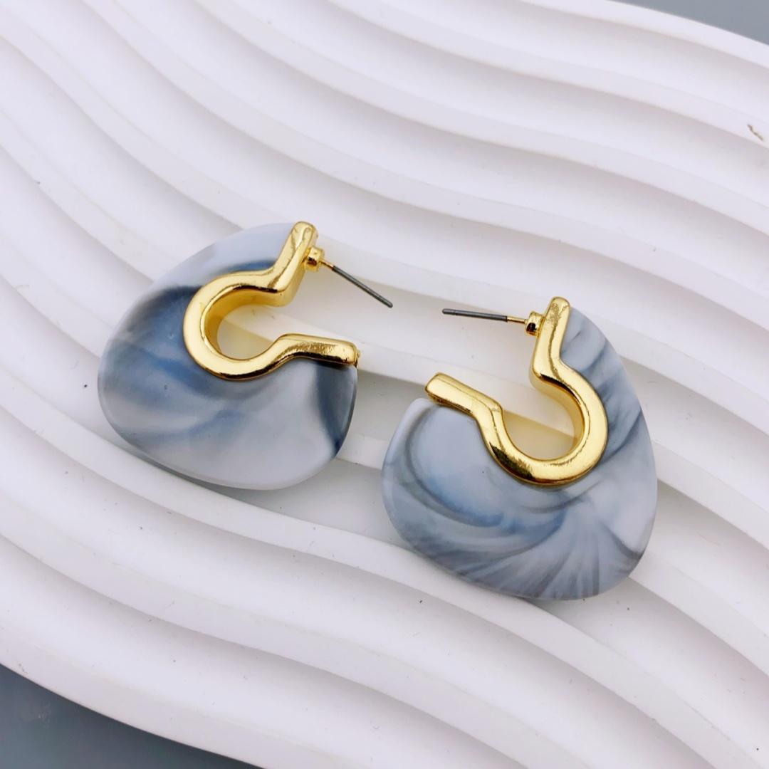 

Уникальные винтажные акриловые серьги с геометрическим дизайном - отлично подходят для повседневного ношения, серьги для женщин