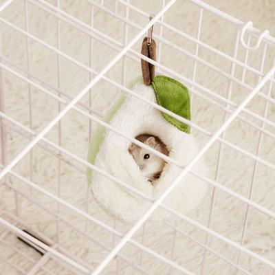 Cute Hamster Hammock Soft Warm Hamster Pouch Bed Pear Shaped Comfortable Sugar Glider Hideout Winter