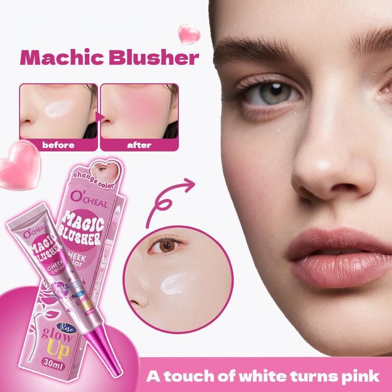

Ocheal Magic Color-Changing Matte Blusher Waterproof Liquid Blush Long-Lasting Easy Makeup Complexion Enhancer Face Rouge onesize