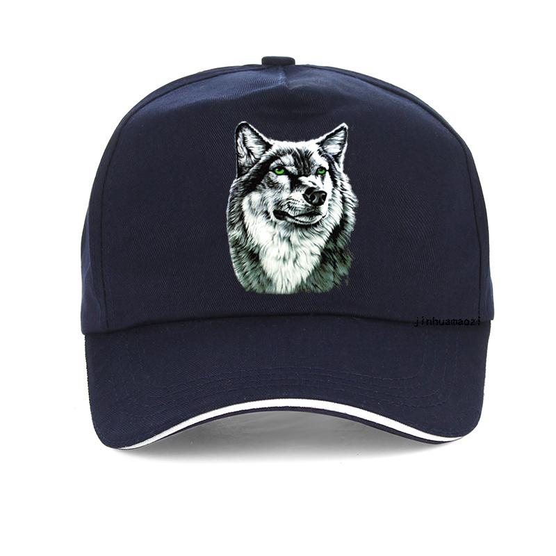 Unisex Animal 3D Print Wolf Baseball Caps Hip-Hop Trucker Unisex Outdoor Sport Sunhat Women Breathable Snapback Adjust Hat