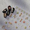 TENSOR Frosted 3D Nail Art Stickers - Jelly Gel Self-Adhesive M760-Gilded