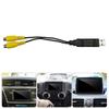 USB To CVBS Video Output Device For Vehicle Entertainment System With Jake To Headrest Display