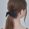 ELLEHAIR Black Ribbon Hair Scrunchie ELSC006