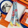 Ruban 100% Soie de Mûrier Grands Nœuds pour Cheveux Foulard Foulard Mode Attaches Cheveux Rubans Bandeau Multifonctionnel Bandana Cheveux