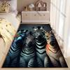 Colorful zebras wearing quirky glasses carpet Yoga living room room decor children's crawling mat doormat area rug