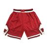Bulls Retro Embroidered Drawstring Cropped Basketball Shorts Training Shorts