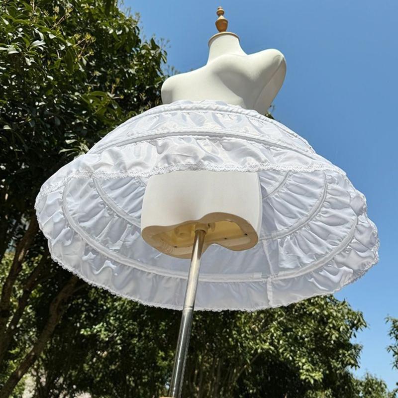 High Quality Polyester Layered Underskirt Elastic Band Petticoat For Princess Costumes And Dance Outfits