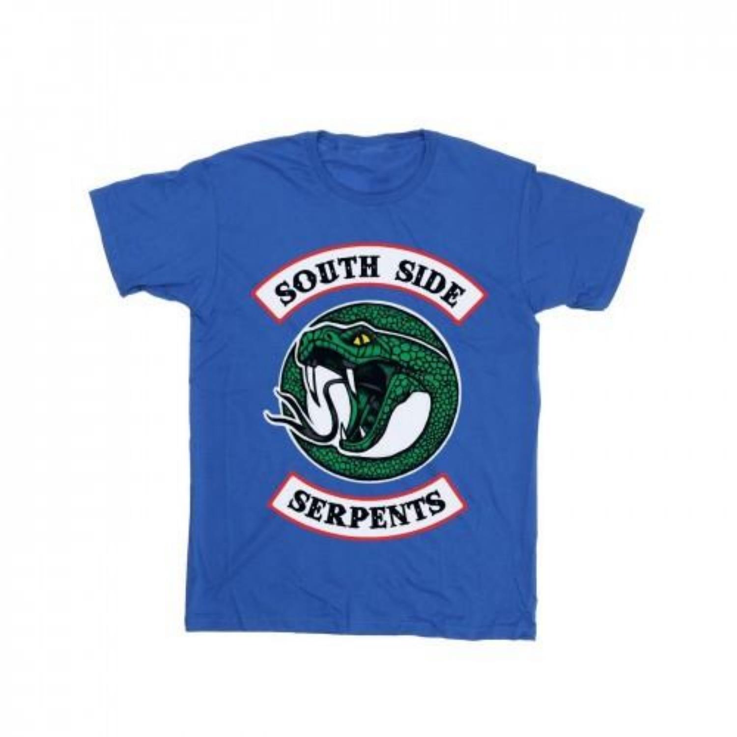 Riverdale Womens_Ladies Southside Serpents Cotton Boyfriend T-Shirt S чёрный