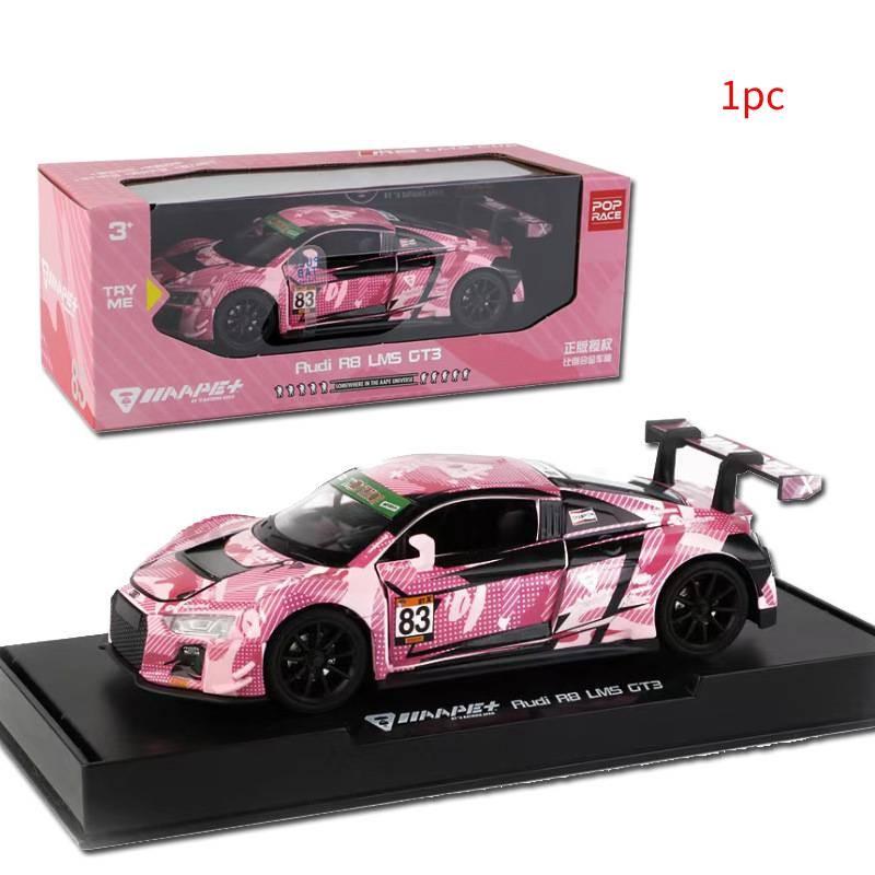 Alloy Simulation Sf Dragon Pattern Graffiti Racing Car Model Toy Gift For