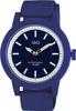 Cue Cue Analog Watch with Big Urethane Blue Dial & VS56-005 Men's Face, Waterproof, Strap,