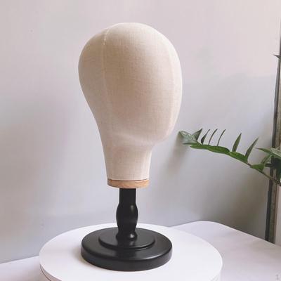 Leinwand Mannequin Kopf Hut Display Mehrzweck Puppe Modell Perücke für Headset