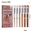 6PCS/Set Replaceable Refill Gel Pen 0.5mm Black Ink Large-capacity Neutral Pen Quick-drying Signature Pens Students