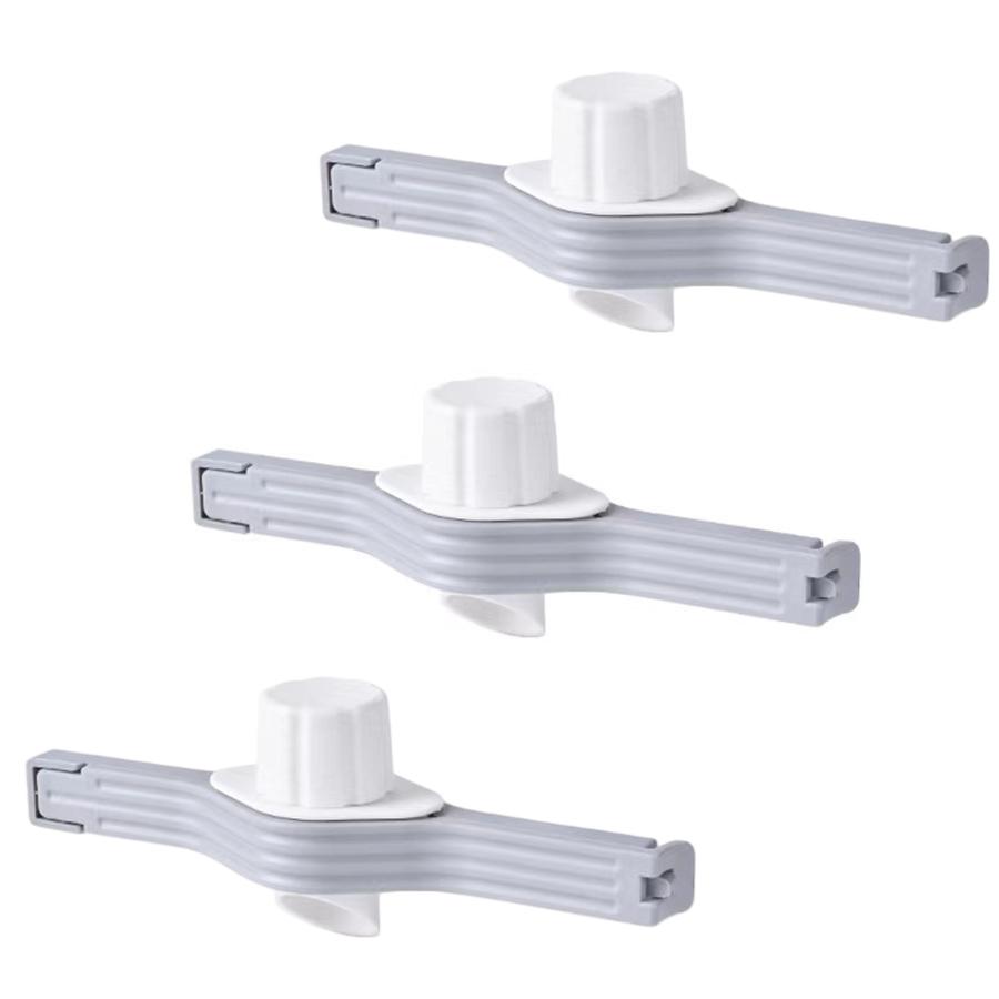 1/3/5Pcs Sealing Clip with Pour Spout for Food Storage, Moisture-Proof Sealing Clamps for Cereal, Powder, Seasoning Snacks Kitchen Gadget