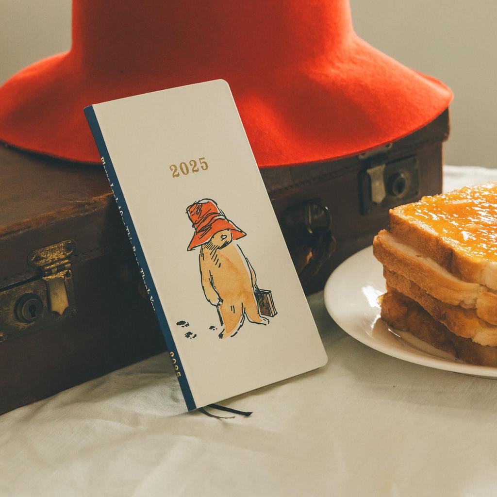 Hobonichi Techo 2025 Weeks Please Love This April Weekly Vertical Paddington™ / Bear, Start, Planner, Left, Slim,
