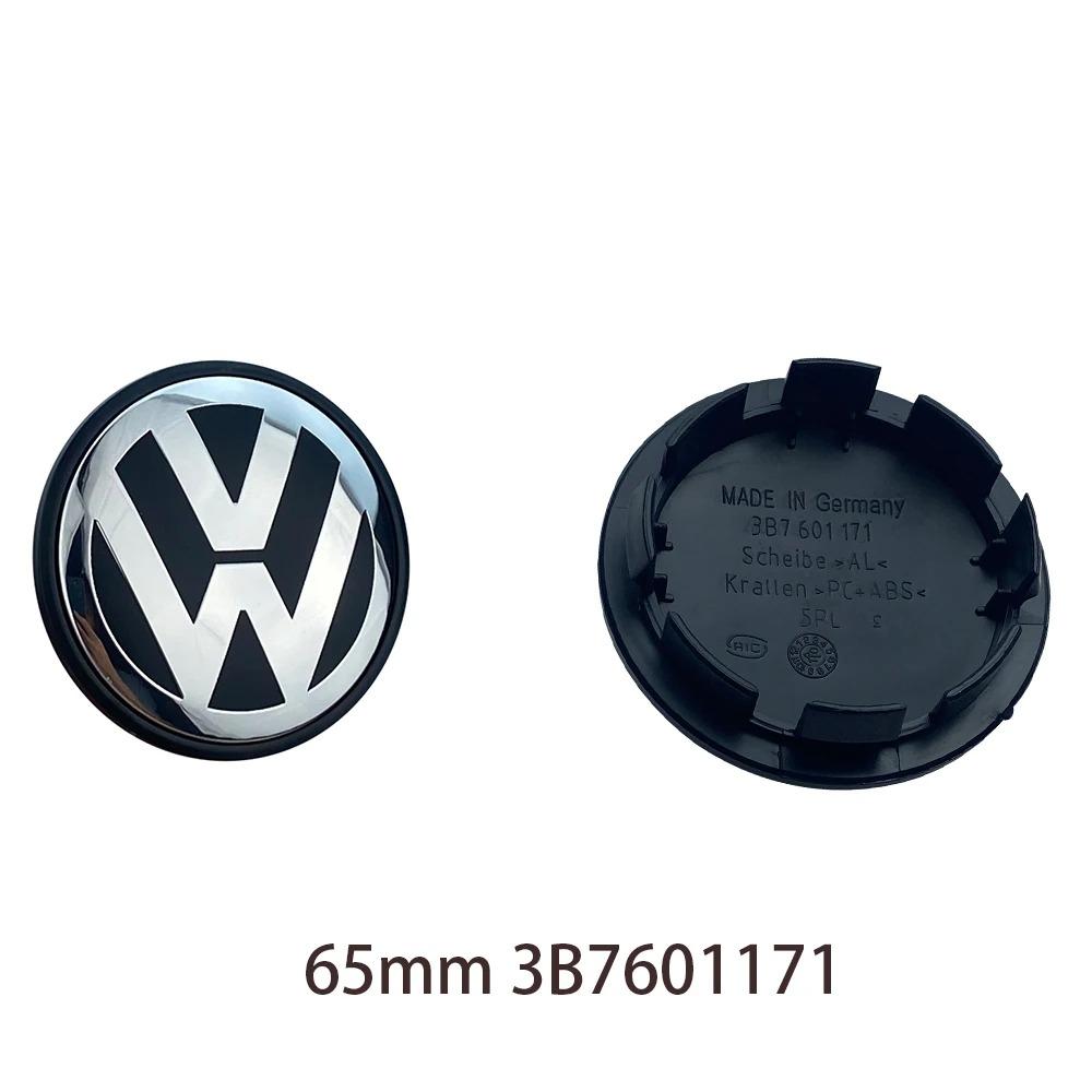 2026 For VW 4Pcs Wheel Center Caps Hub Cover 56mm 65mm 70mm 76mm for VW Golf 5 6 7 Passat B6 B7 B8 Tiguan Polo Jetta GTI 3B7601171 5G0601171