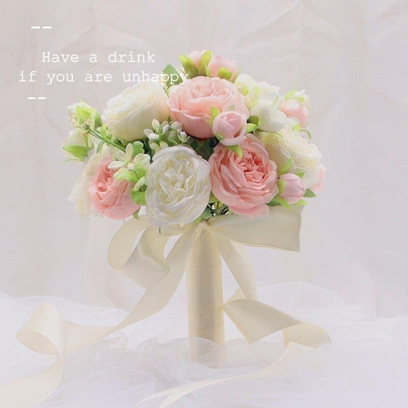 Korean Style Forest Hand Bouquet for Bridal Photography