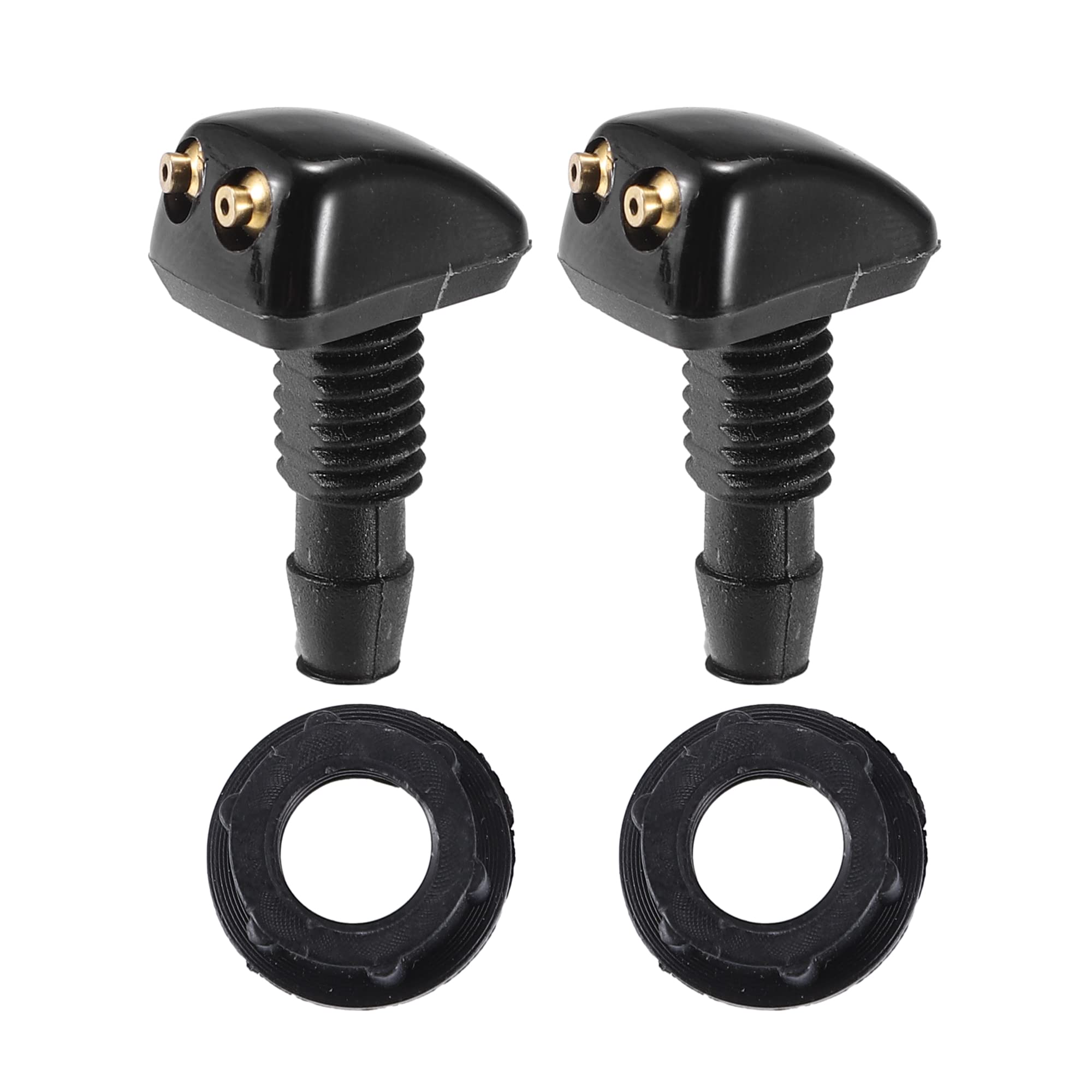 

ACROPIX Front Adjustable Windshield Wiper Washer Nozzle Jet Black 4pcs чёрный