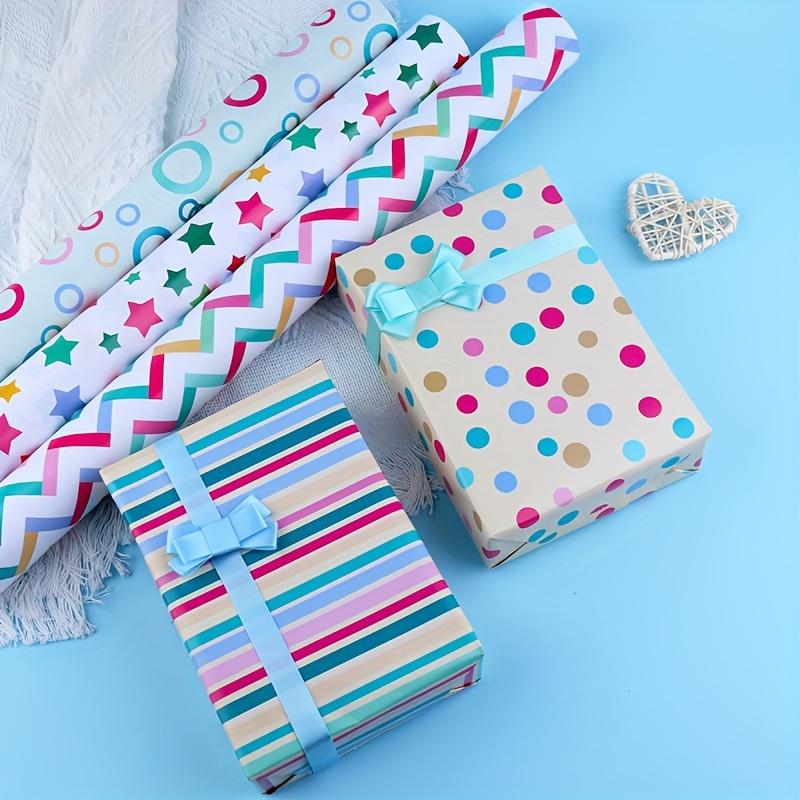 10Pcs 19.6×27.5in Exquisite Patterned Wrapping Paper - Ideal for Gifts, Bouquets & Party Decor