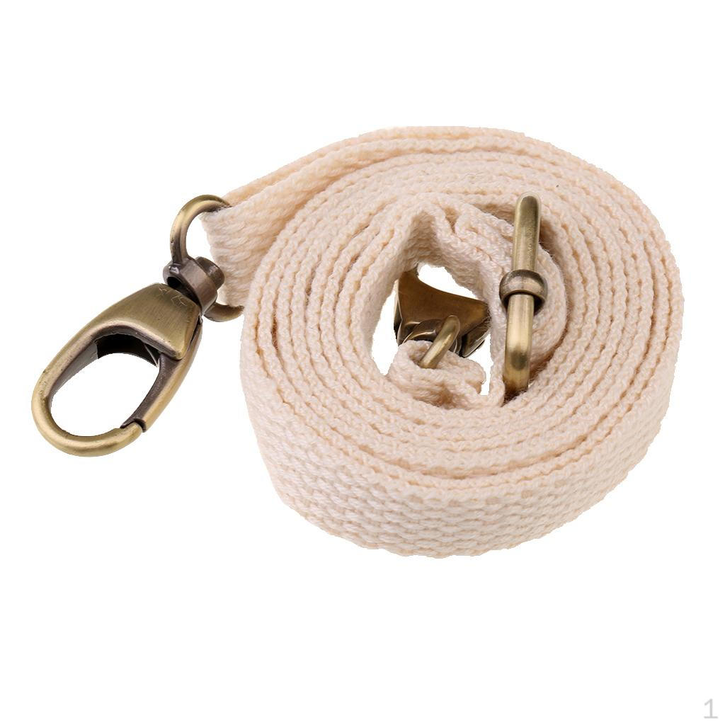 

Adjustable Canvas Bag Handle Student Shoulder бежевий