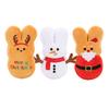 Non-toxic Kawaii Cartoon Ginger Bread Plush Toy Stuffed Snowman Elk Gingerbread Man Cushion Christmas Tree House Xmas Decor Christmas Dec