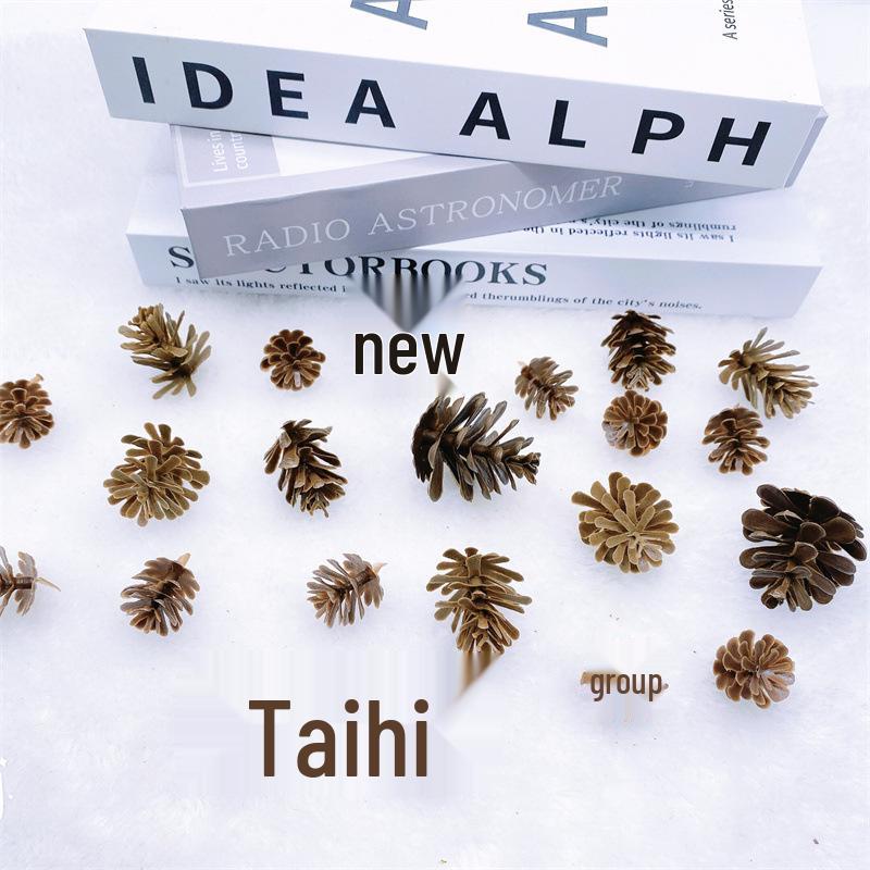 Plastic Pine Cone Ornaments: 2-6 Cm Christmas Craft & Photography Props