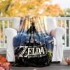 1pc Game Zelda Theme Blanket - Digital Print, Polyester, Cozy for All Seasons, Perfect for Outdoor, and Travel