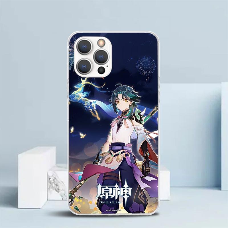 Xiao Genshin Impact Phone Case For IPhone 16 17 Air 16E 15 14 Plus 13 Mini 12 11 Pro Max 7 8 + SE 2020 Soft TPU Back Cover 16 17