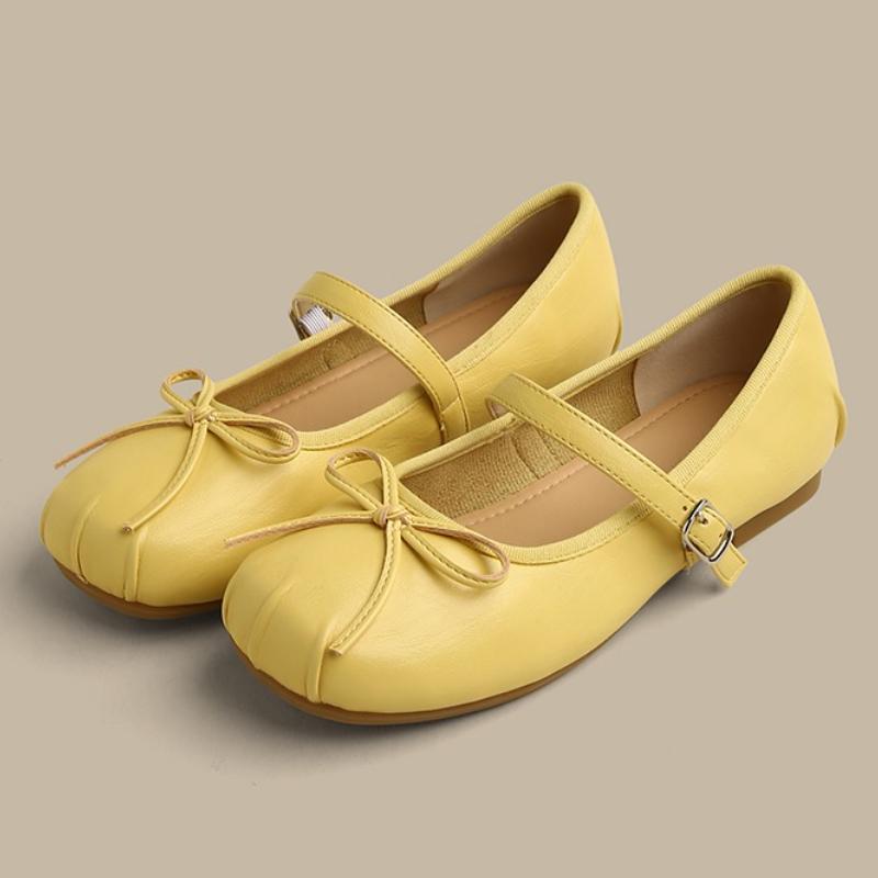 

Fashion Elegant Bow Women s Ballet Flats Shoes Designer Loafers Shoes 2025 New Trend Fad Walking Soft Shoes Shallow Buckle Mujer Zapatos 40