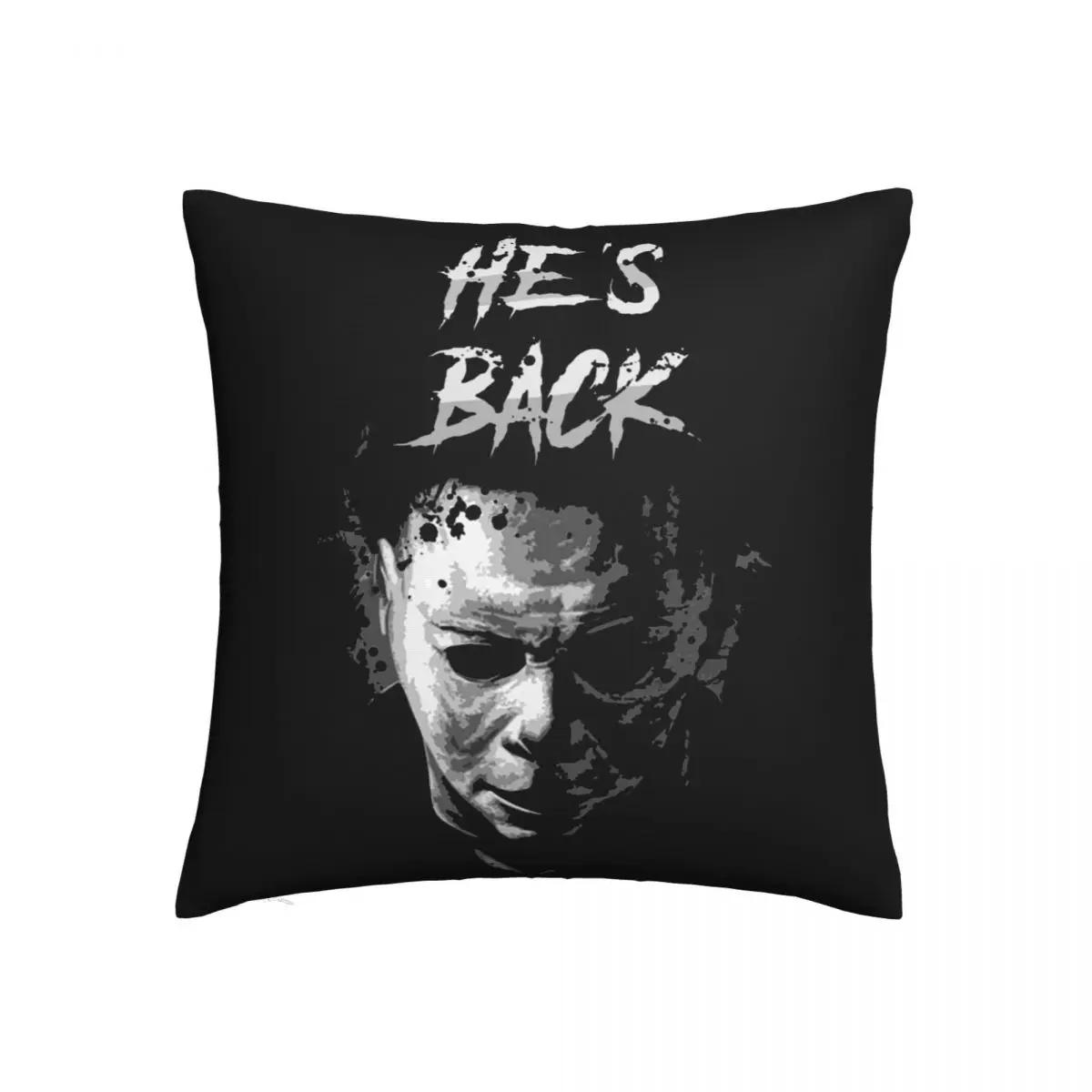 

Майкл Майерс Фильм ужасов Хэллоуин Наволочка Мягкий Полиэстер Наволочка Декор Наволочка Чехол Сиденье Квадратный 45X45см 12x12Inch