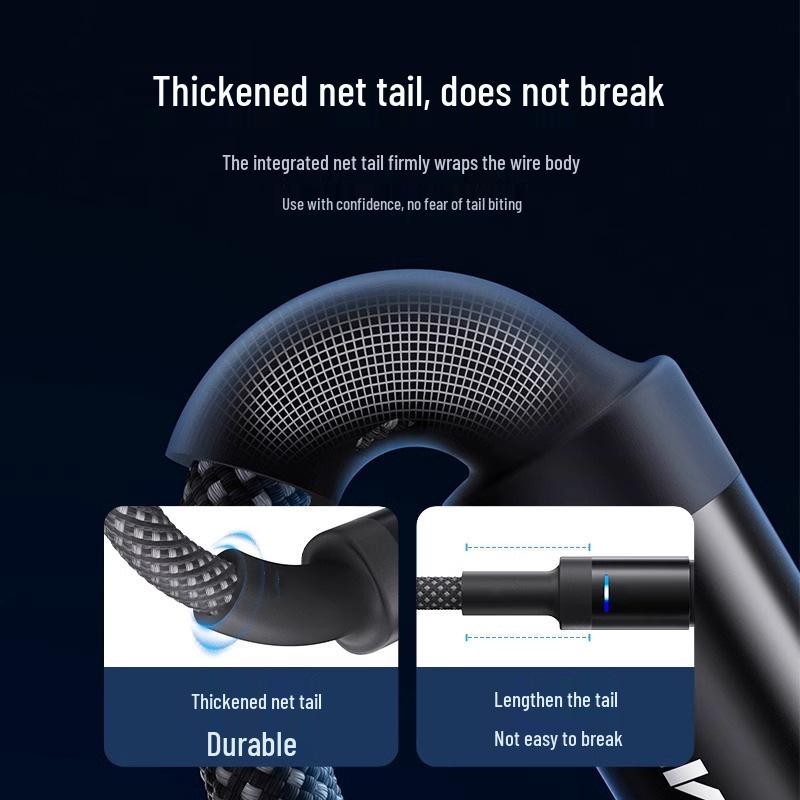 120W Ultra-Fast Type-C Charging & Data Cable with Auto Power-Off for Huawei, Honor, Xiaomi 6A