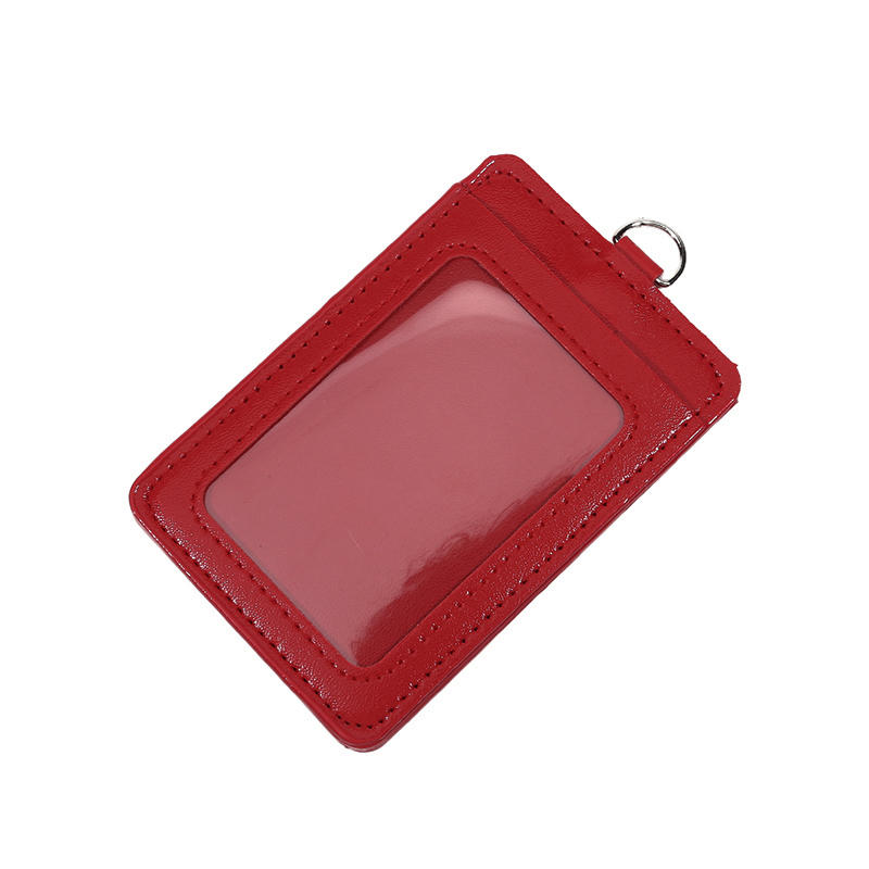Simple Chest Card Holder Multi Slot PU ID Card Holder Practical and Durable Factory Work Card Student Card Holder