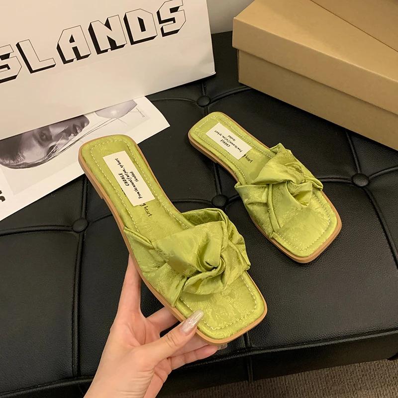 Fashion 2025Gladiator Summer Open Toe  Shoes Casual Beach Vacation Ladies Flats Slides Flip Flop