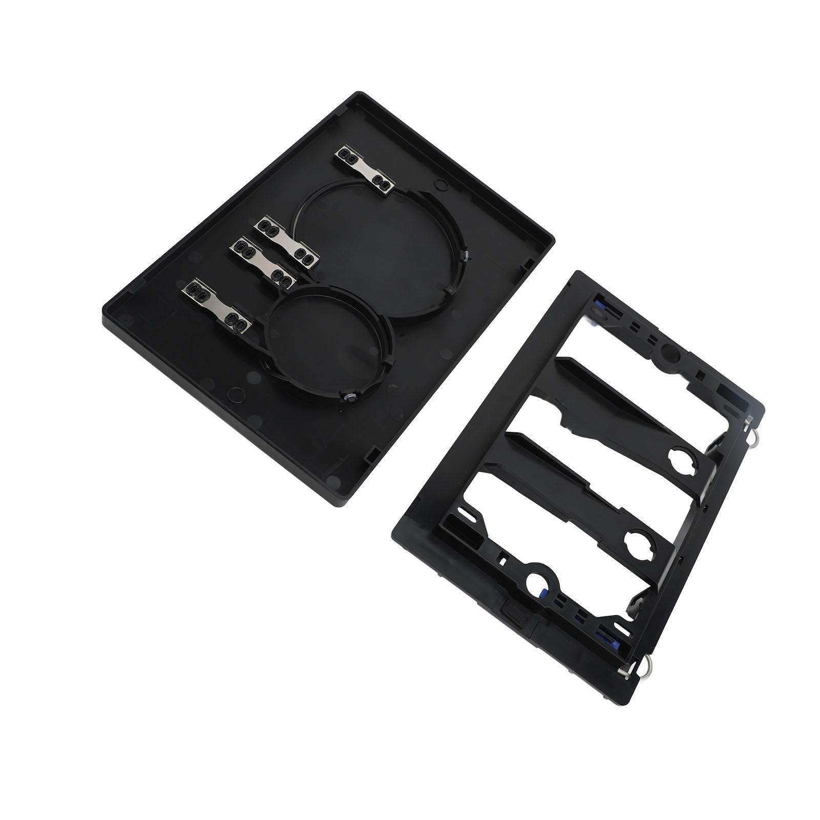 

Двухрежимная панель смыва для бачка подвесного унитаза, совместимая с панелью скрытого бачка чёрный