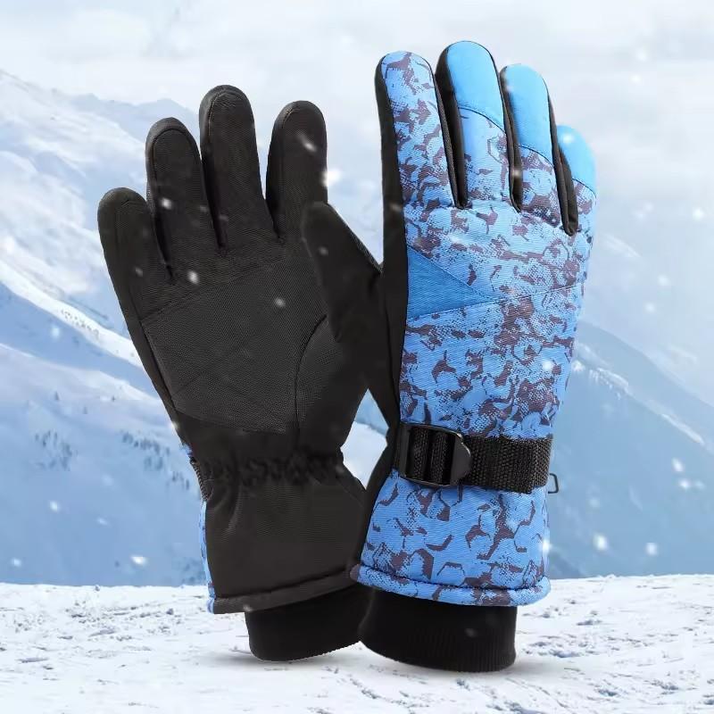 Windproof Custom Outdoor Snowing Winter Sports Keep Warm Thermal Ski Gloves