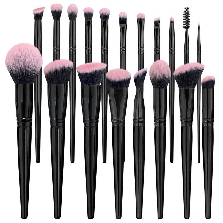 High Quality 18-Piece Makeup Brush Set Personalized Angular Brush Synthetic Hair