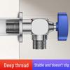 OEING Electroplated Stainless Steel Hot Water Angle Valve