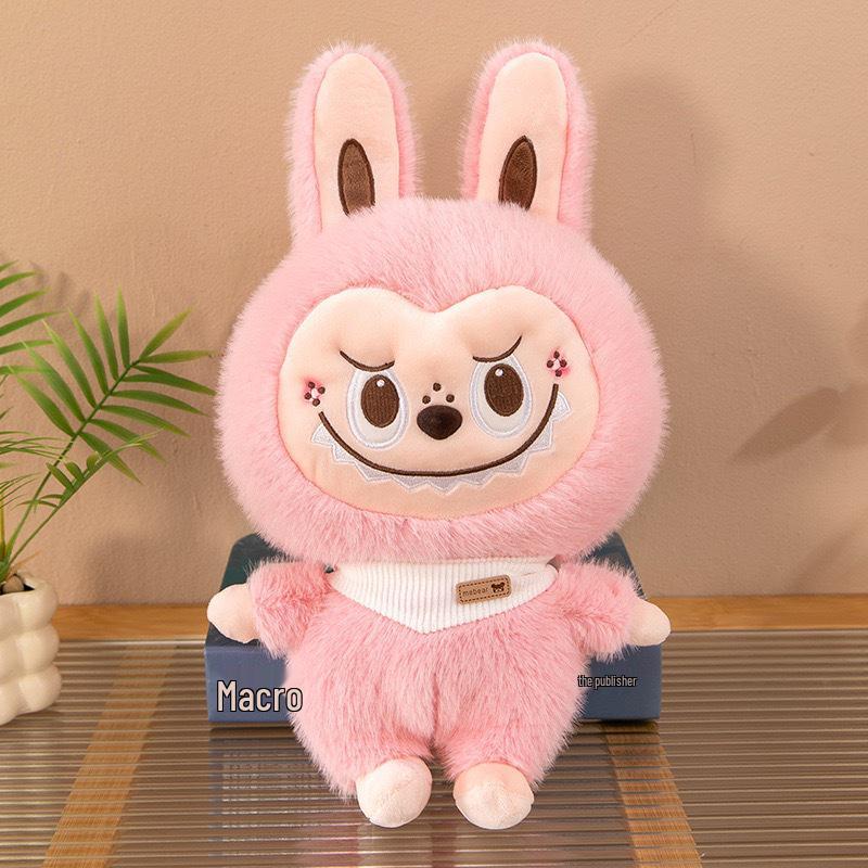 Cross-border Labubu Rabbit Plush Toy - Pop Mart Labubu Children's Companion Gift