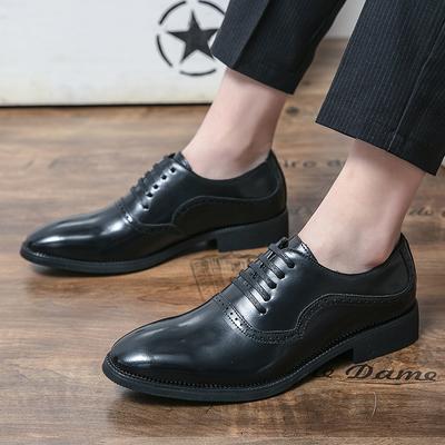 Fashion Luxury Brand Lace-Up Male Oxfords Footwear 2024 New Men's Shoes Men Leather Fashion Coiffeur Shoes Classic Men Shoes for Wedding